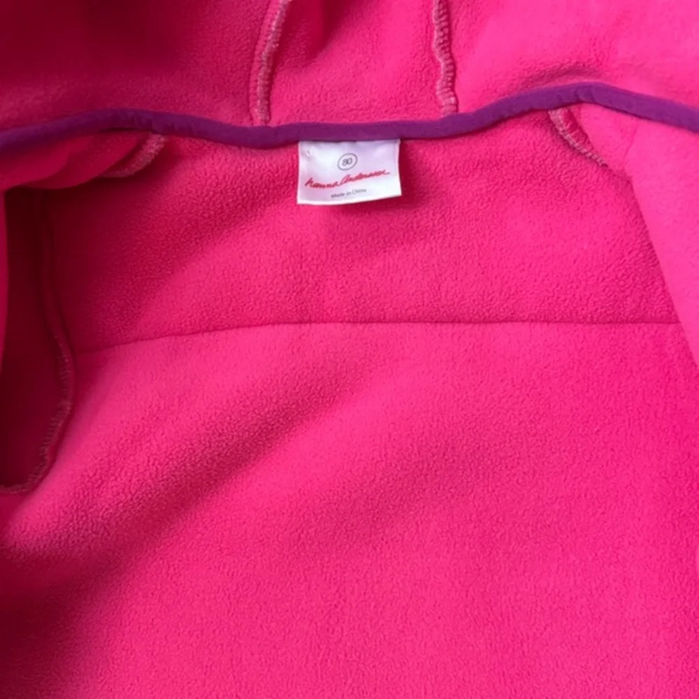 Hanna Andersson Girls  Fleece Sherpa Jacket Warm‎ 18-24mths  EUC 80cm